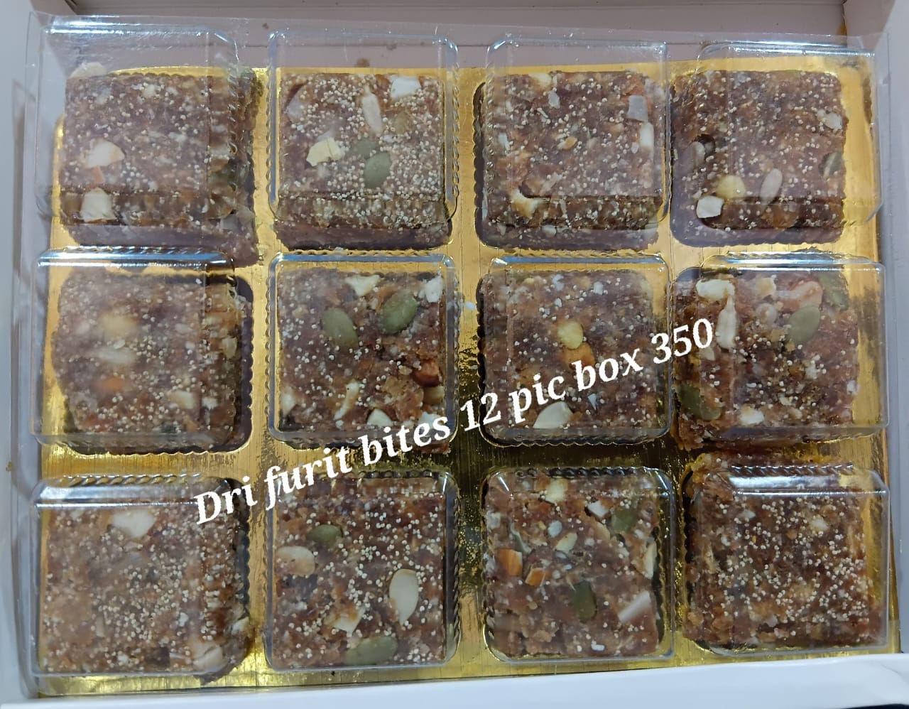 Dry Fruit Bites - 12 Pcs